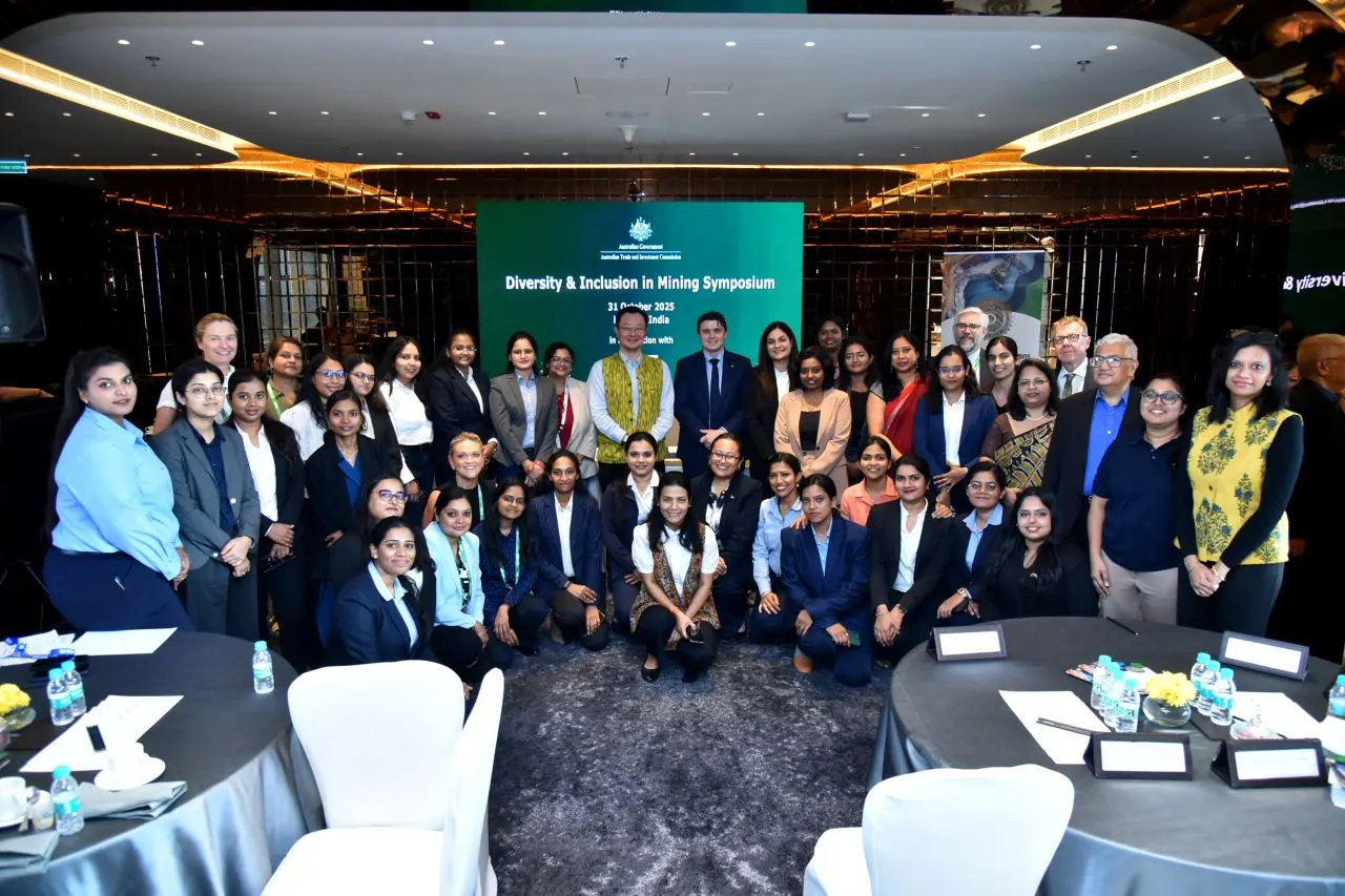 Group photo of attendees at the Diversity & Inclusion in Mining Symposium, 31 October 2025