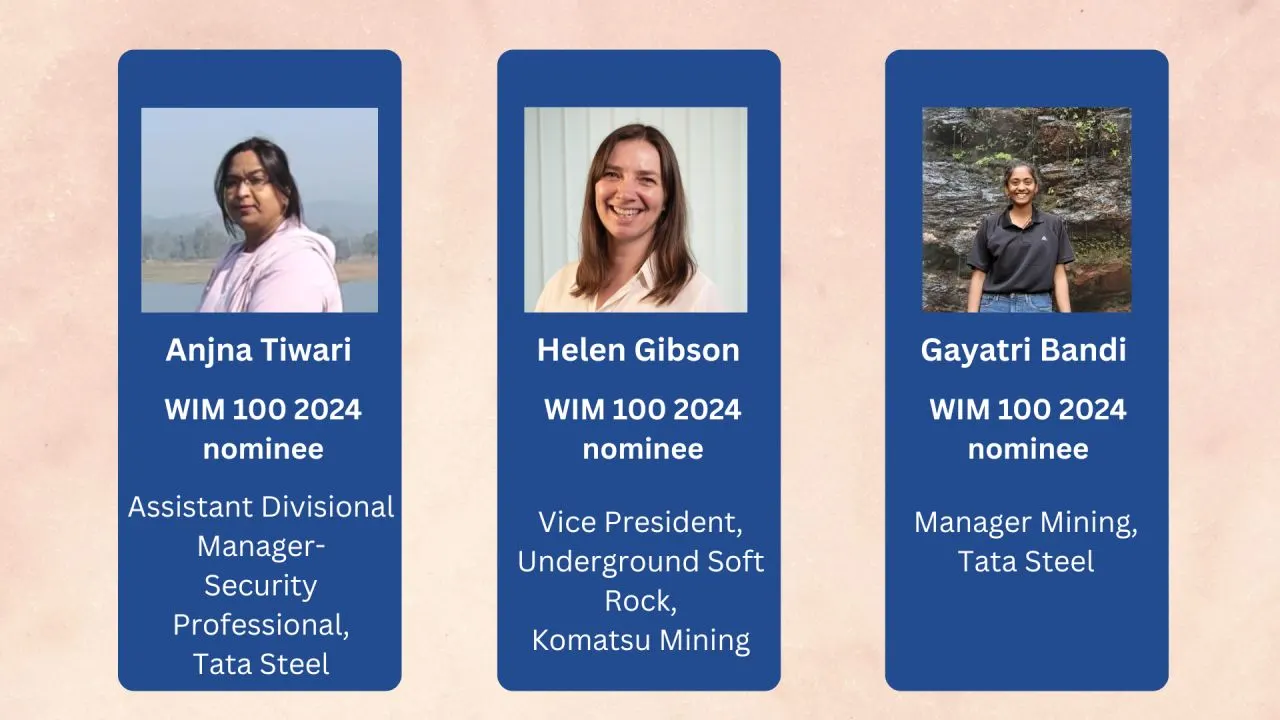 WIM100 2024 nominees: Anjna Tiwari, Helen Gibson and Gayatri Bandi